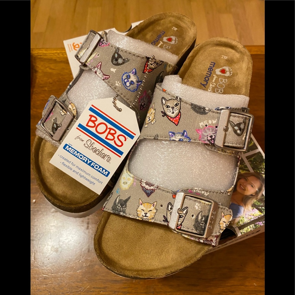 BOBS from Skechers Bohemian “Dandy Cats” Sz. 7 NWT